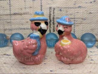 Flamingos in Blue - Small Salt and Pepper Set