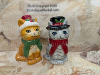 Christmas Cats - Small Salt and Pepper Set