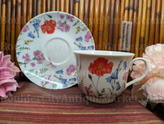 Kent Pottery Field of Poppies Teacup and Saucer