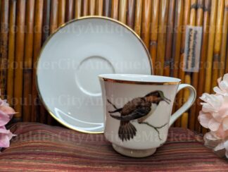 Berkeley House Rufous Hummingbird Teacup and Saucer