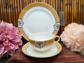 Noritake Yellow Lusterware Three Piece Set