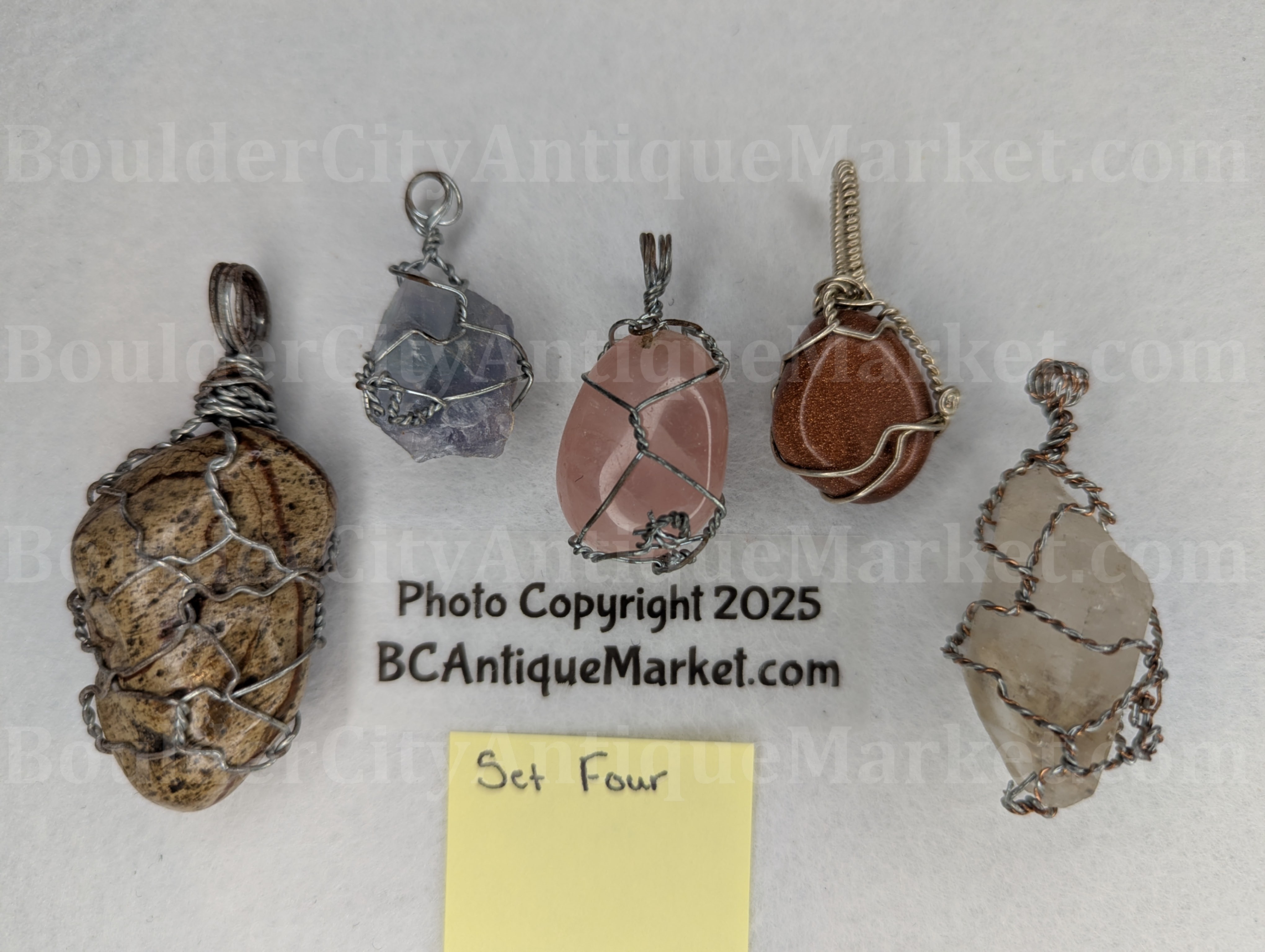 Wrapped Pendants, Set Four