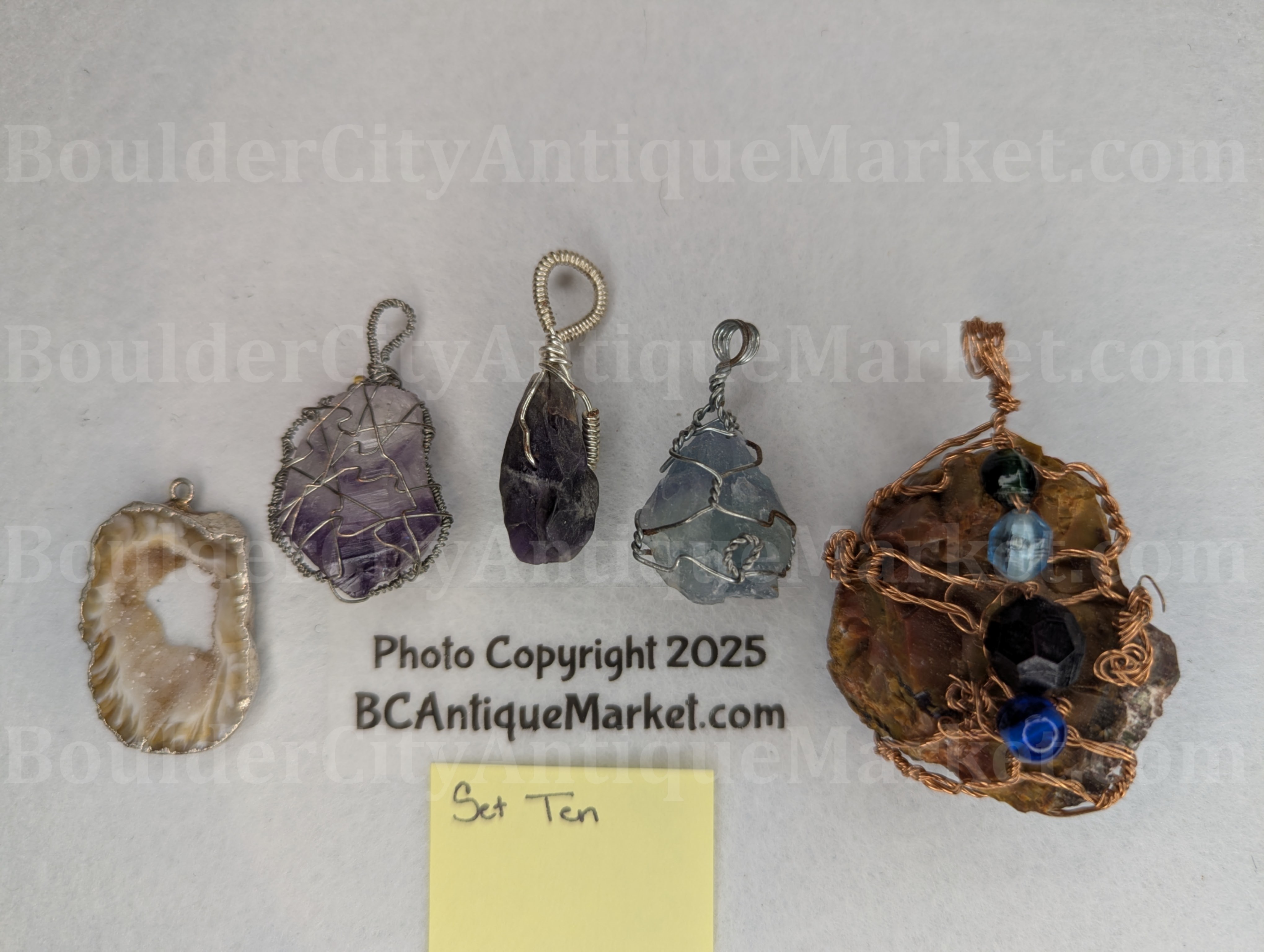 Wrapped Pendants, Set Ten