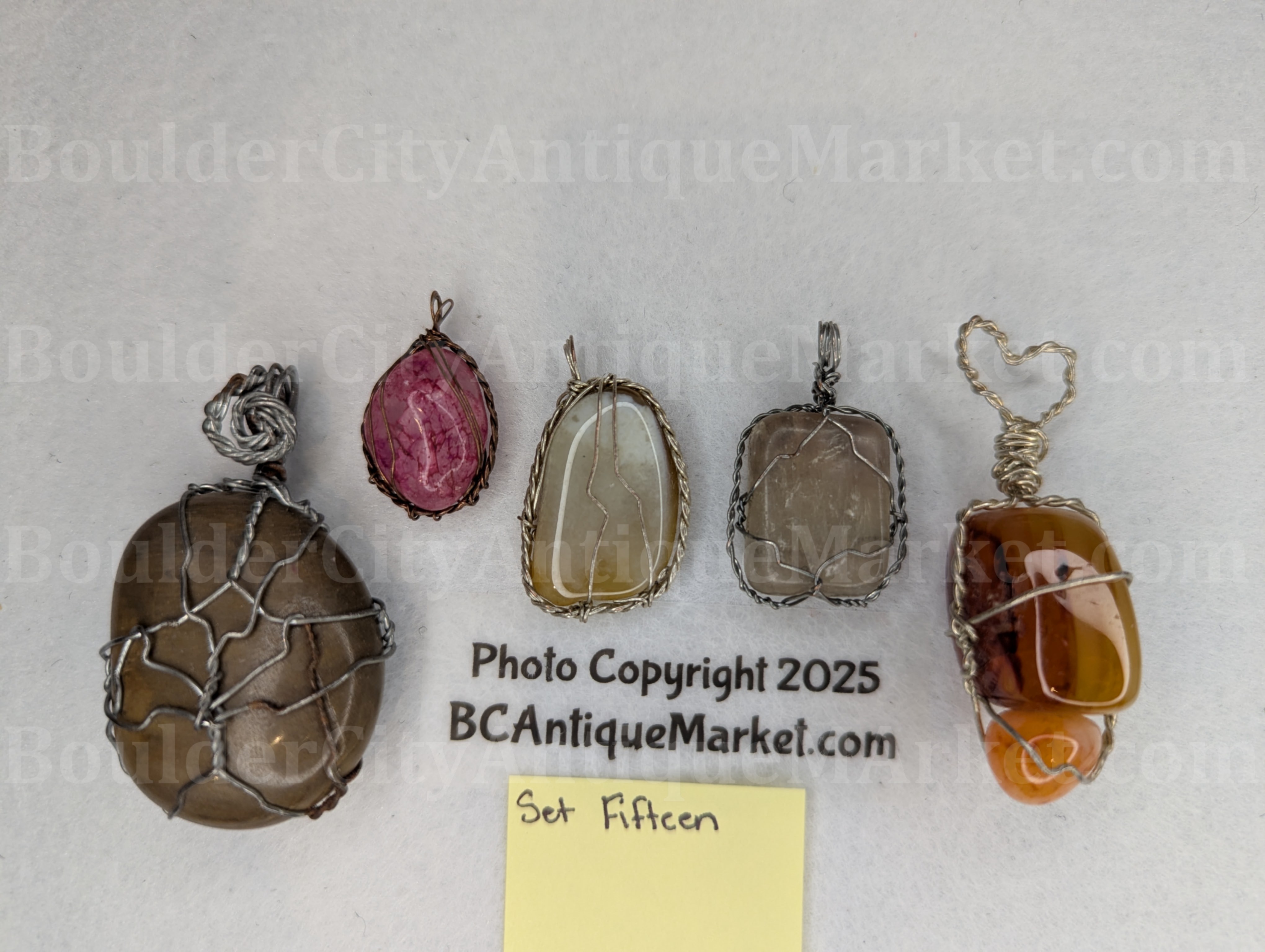 Wrapped Pendants, Set Fifteen