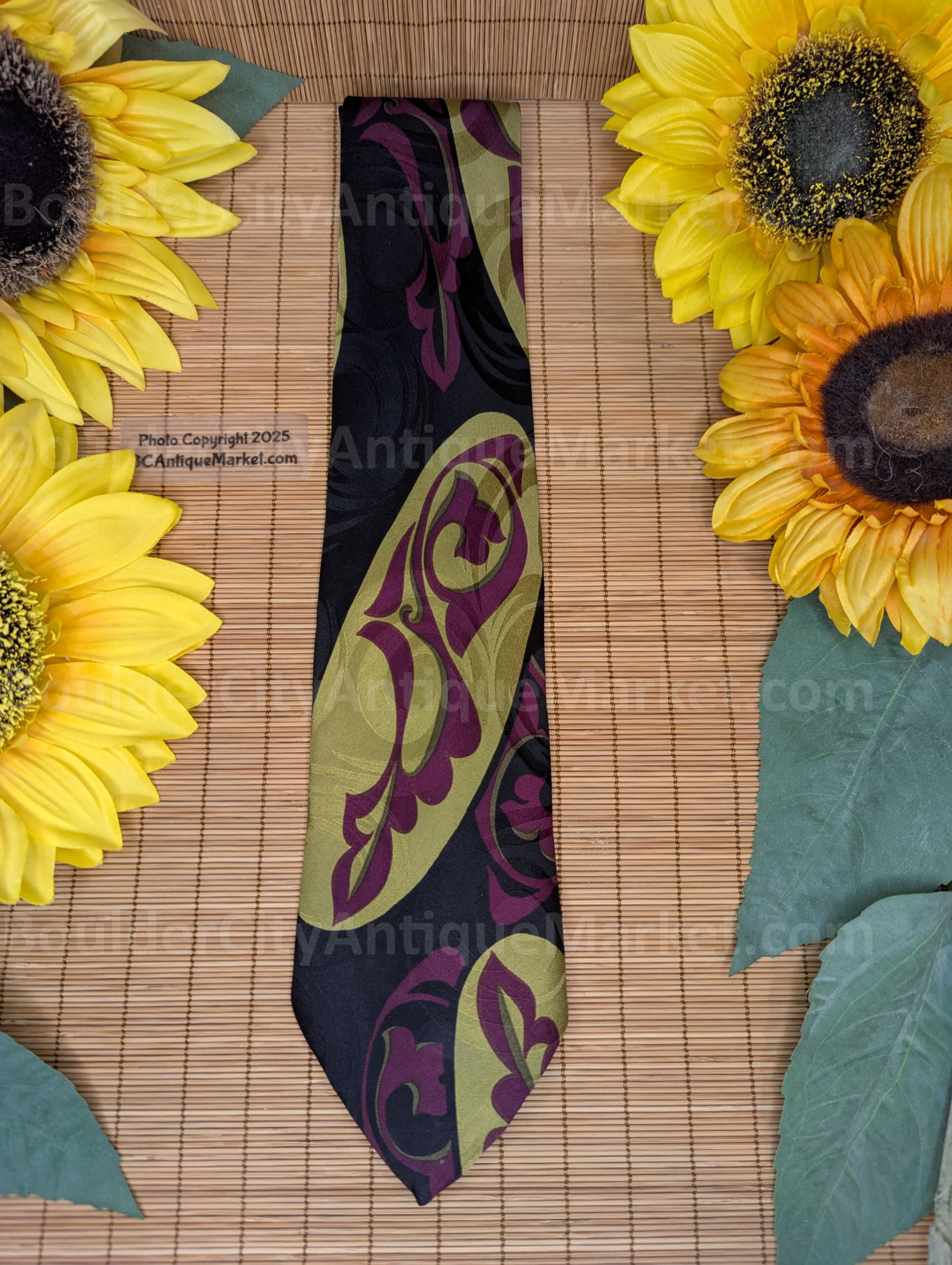 Daniel Craig Black Purple Green Tie