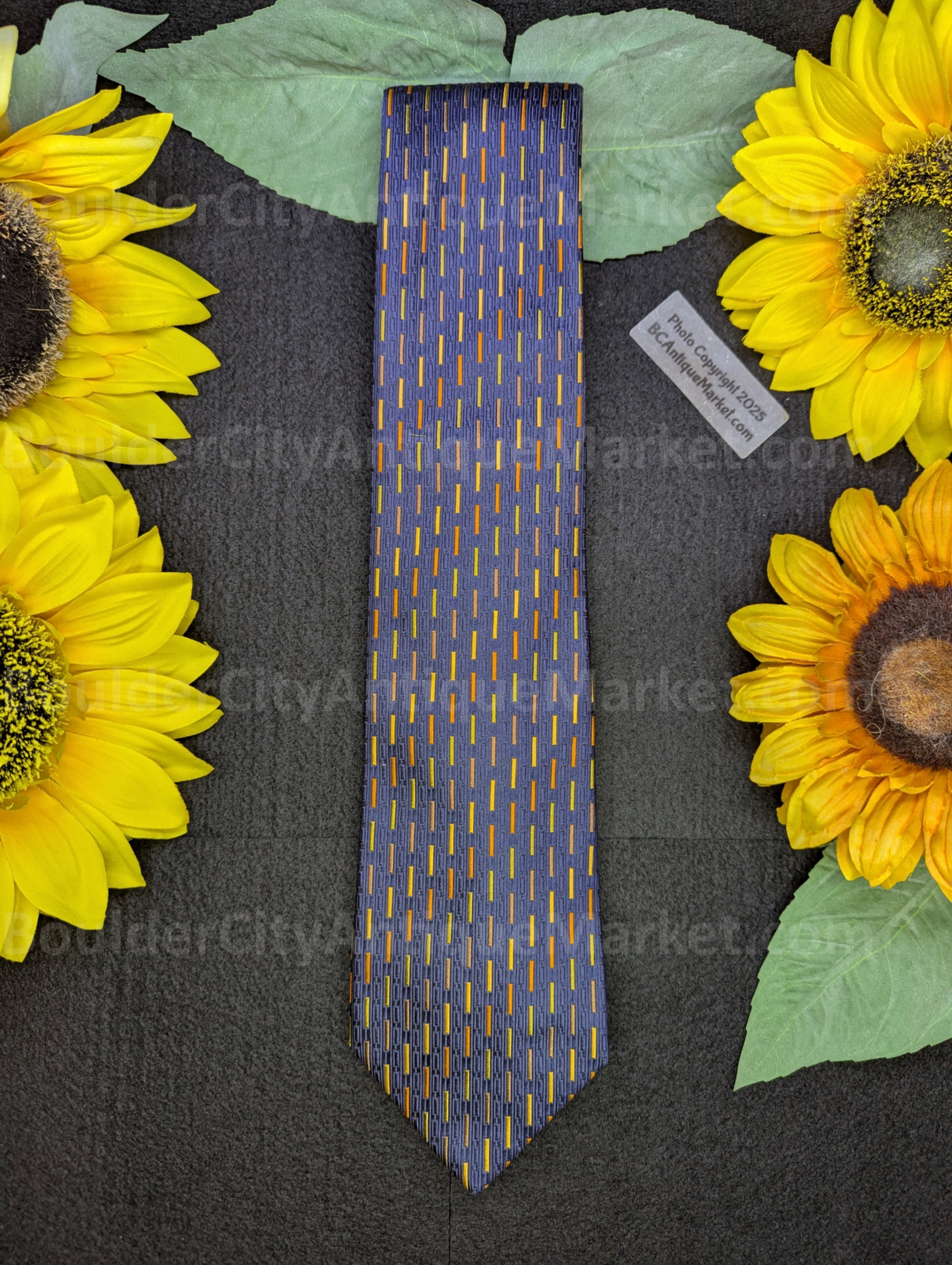 Barney's Multicolor Silk Tie - Image 2