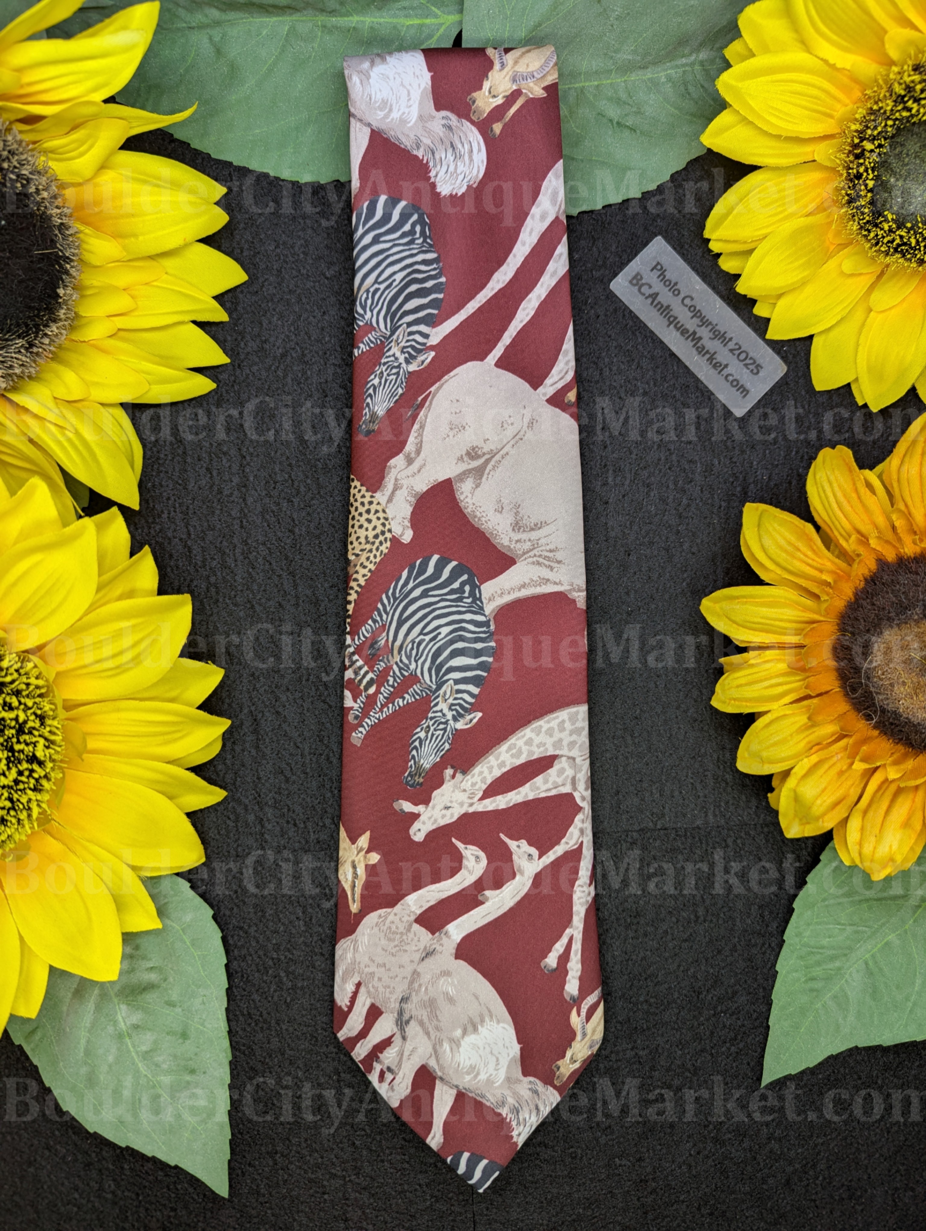 African Animals Tie