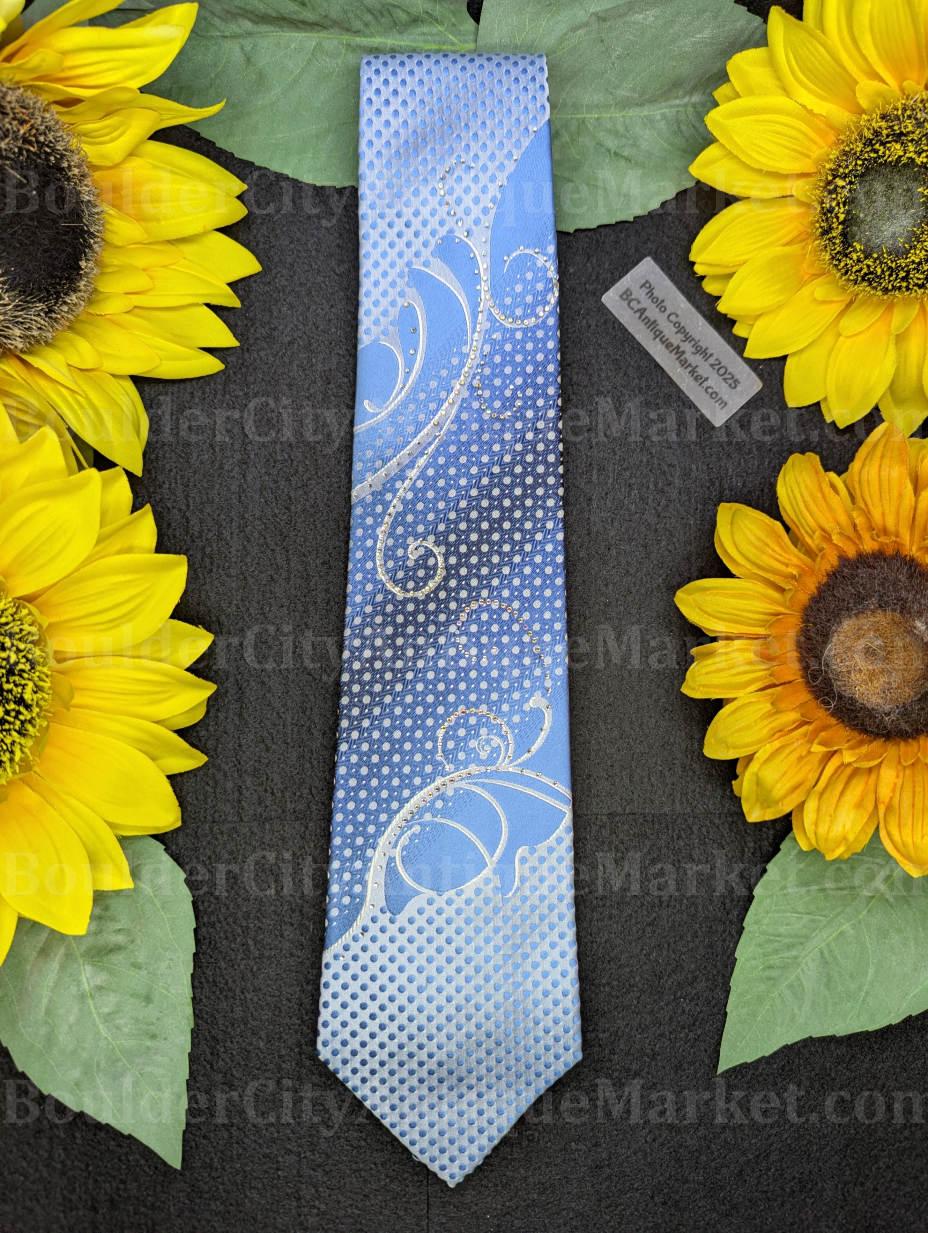 Camerino Blue Sparkle Tie