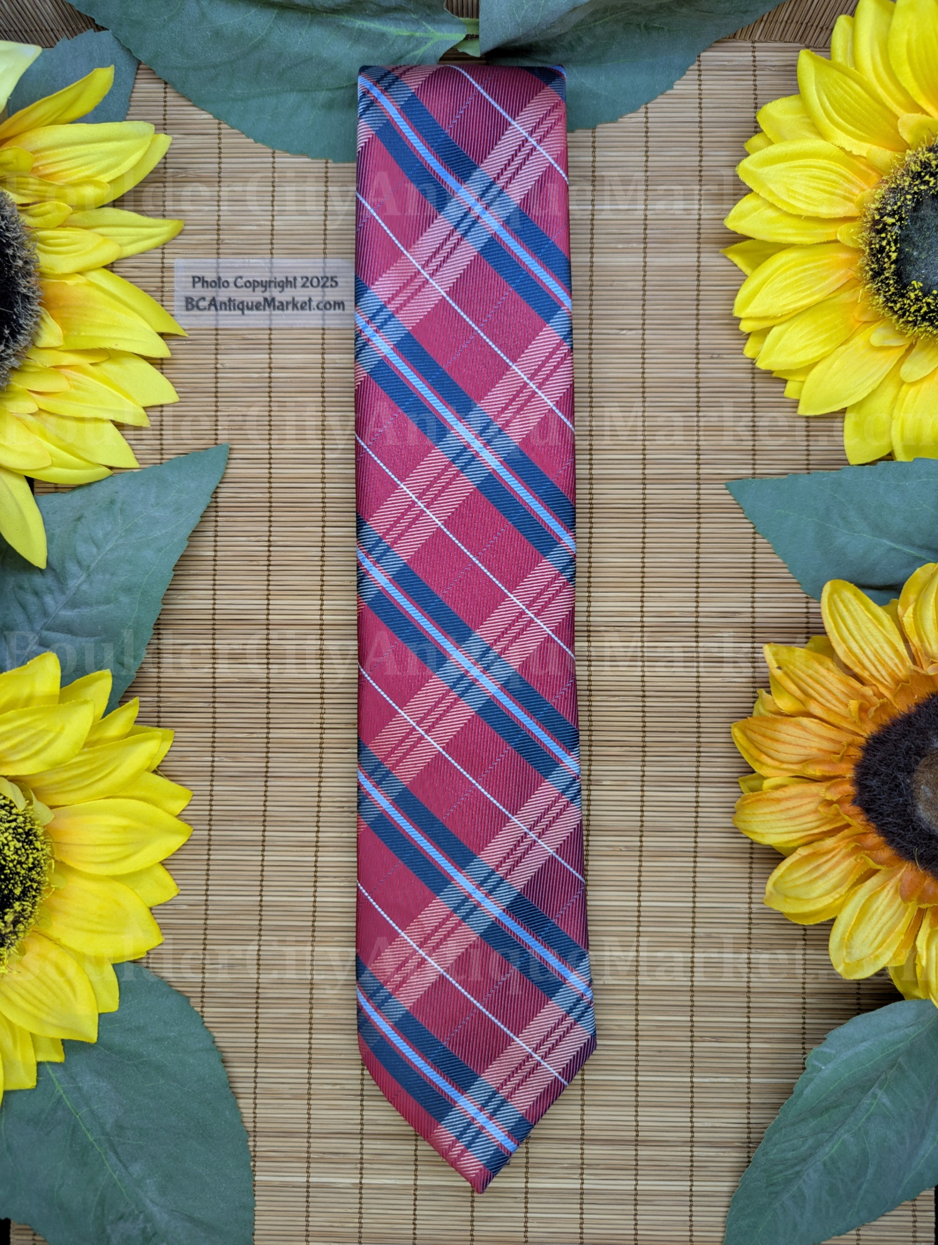 Izod Red and Blue Stripe Tie