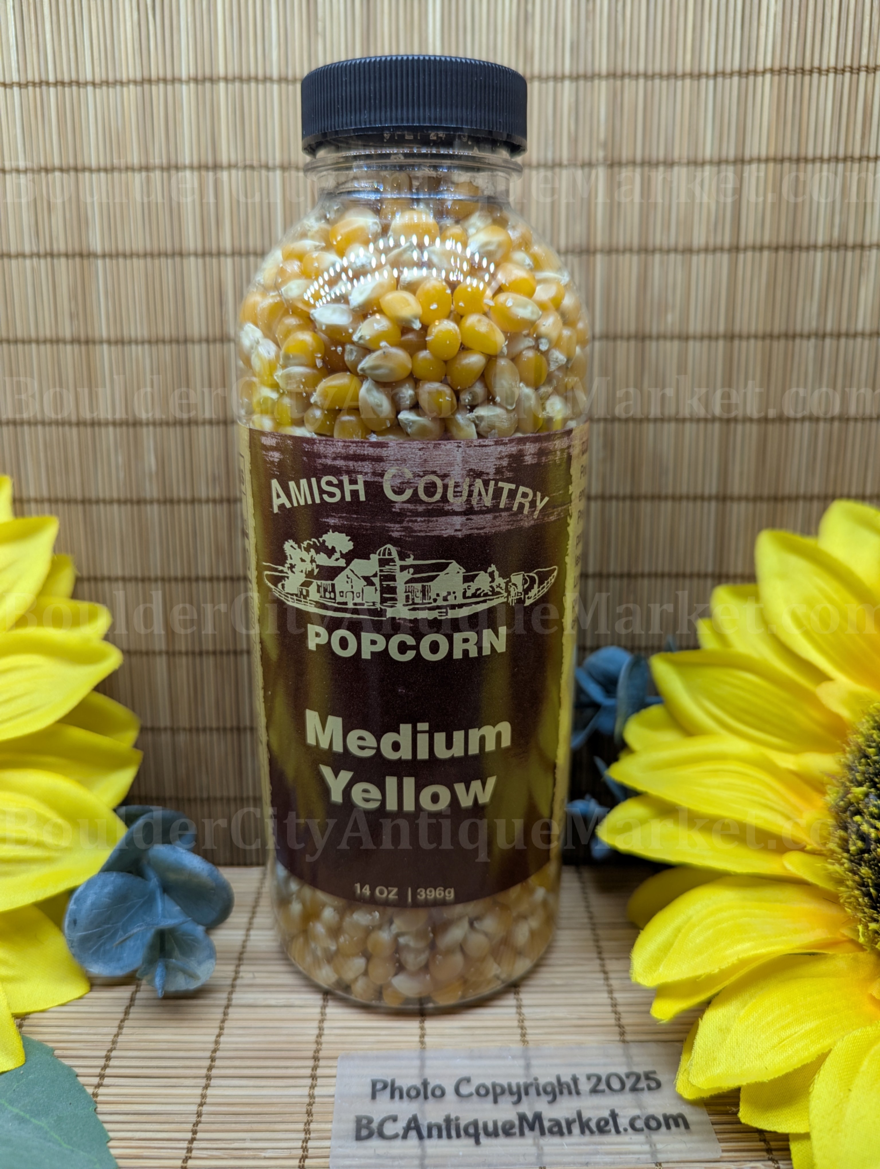 Amish Country Medium Yellow Popcorn 14-ounce bottle