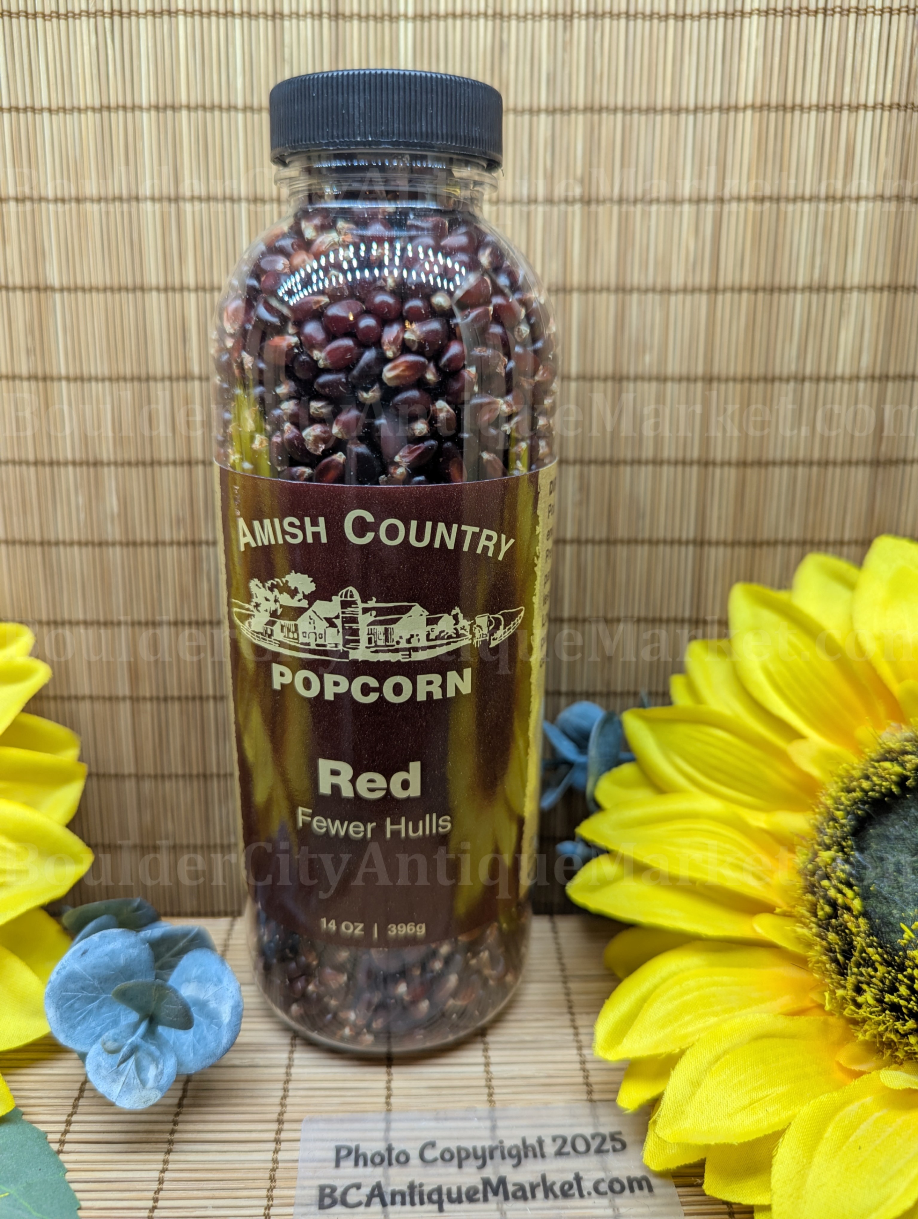 Amish Country Red Popcorn 14-ounce bottle