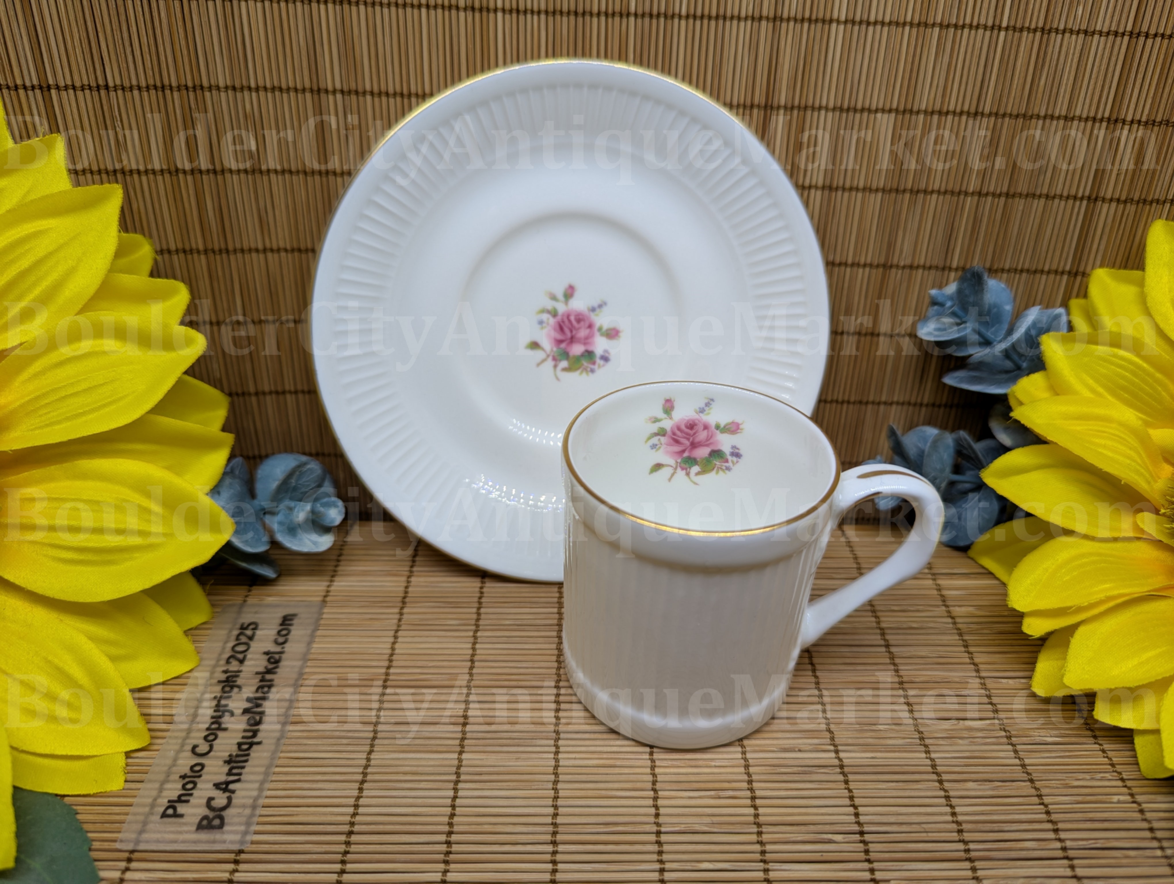 Danbury Mint Staffordshire Teacup Reproduction