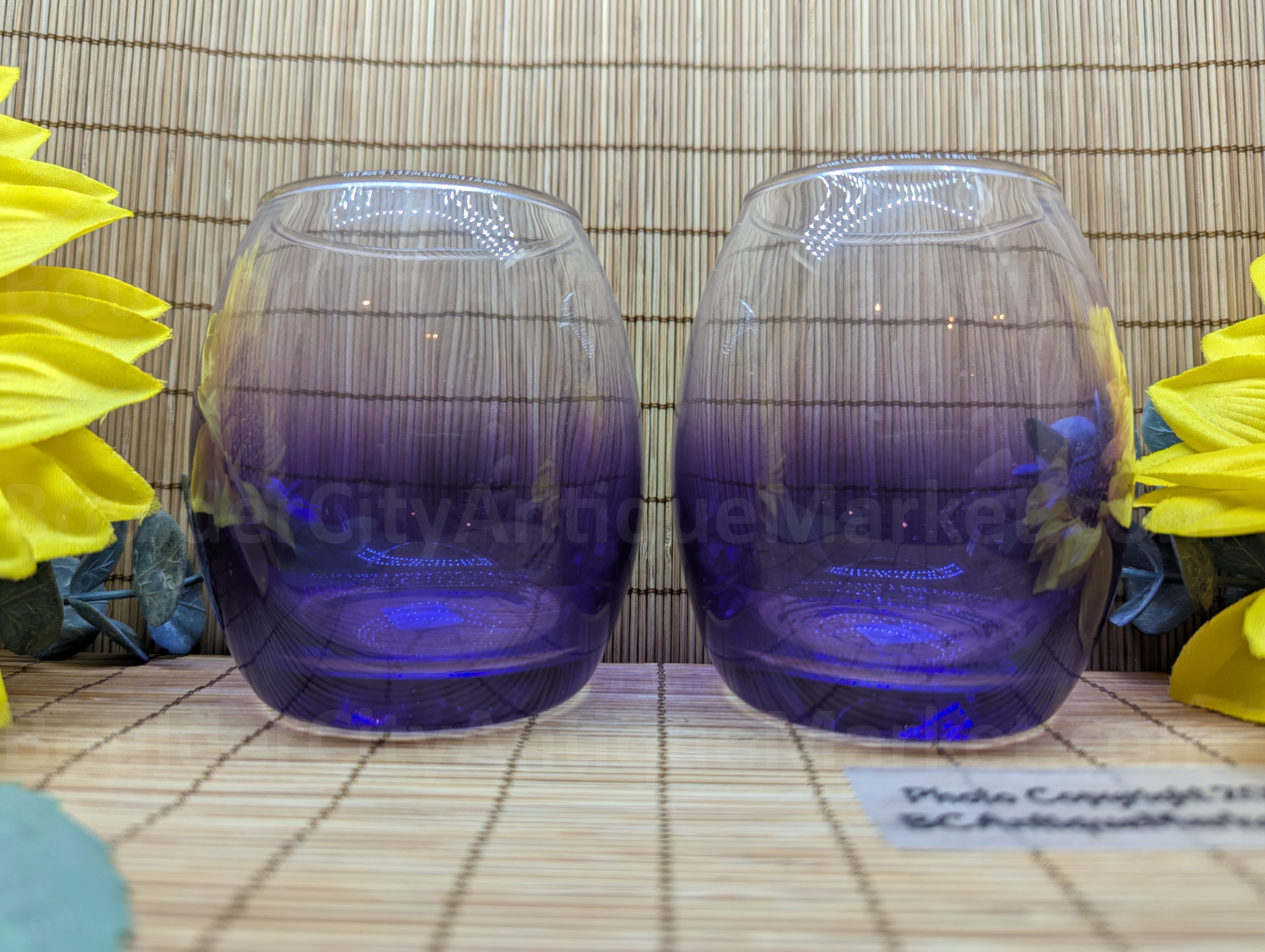 MCM Purple Tumblers, Set of Six