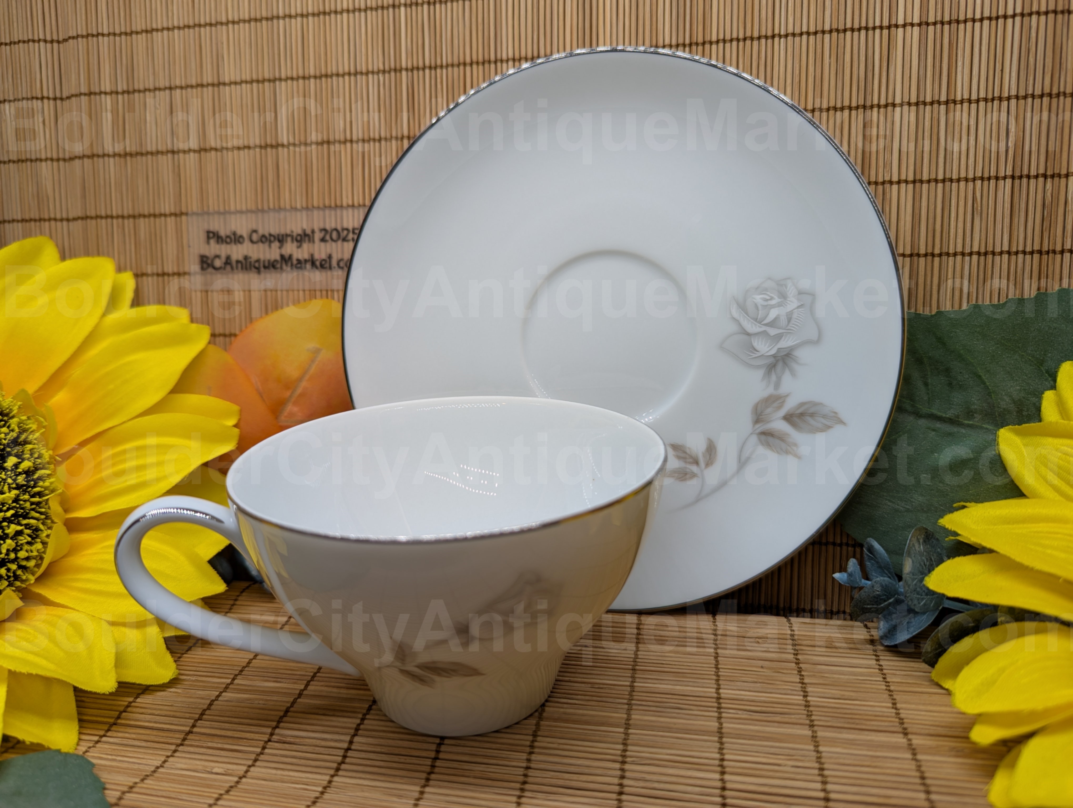 Noritake Rosay Teacup and Saucer - Image 2