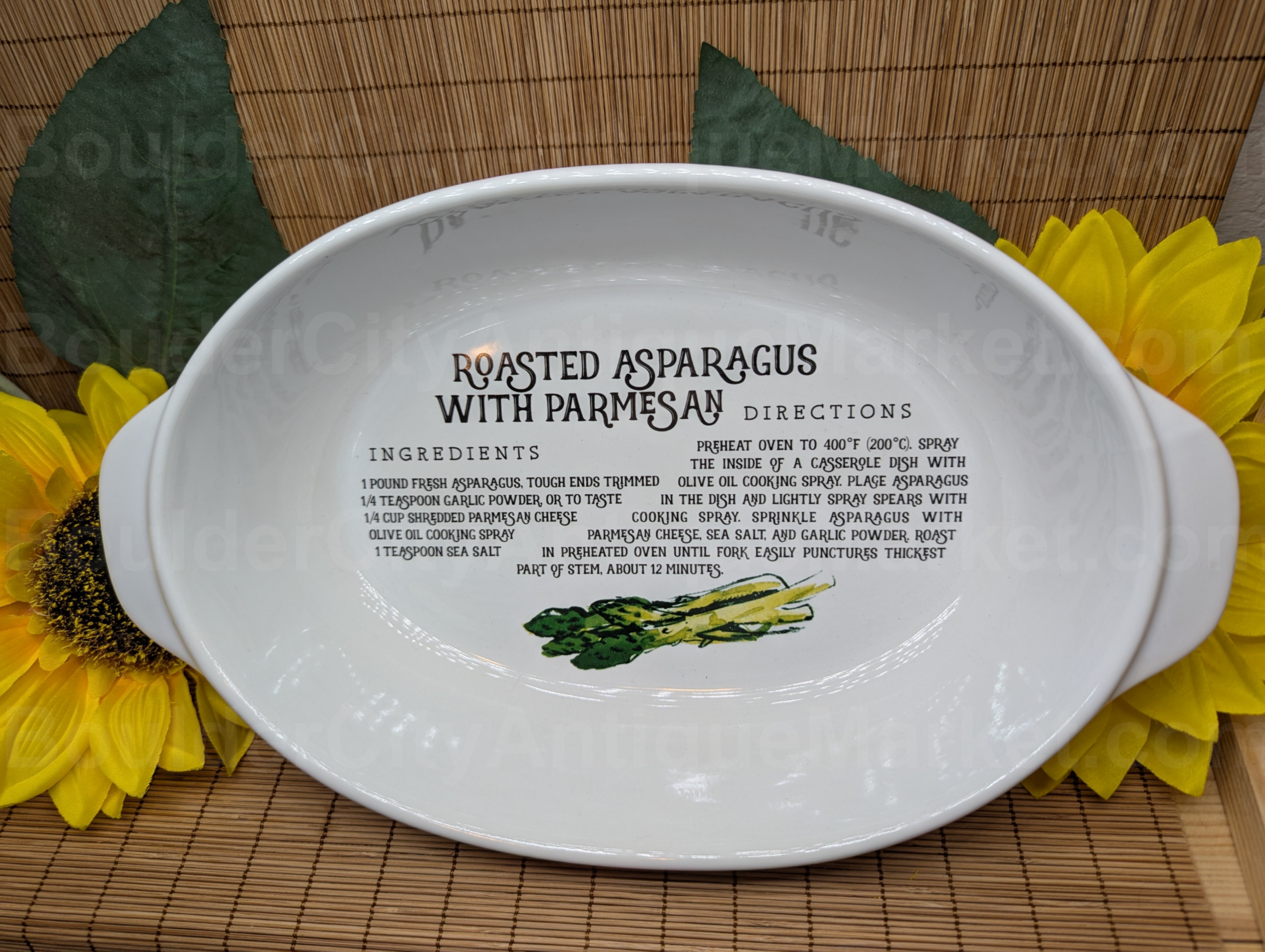 Roasted Asparagus With Parmesan Casserole Dish