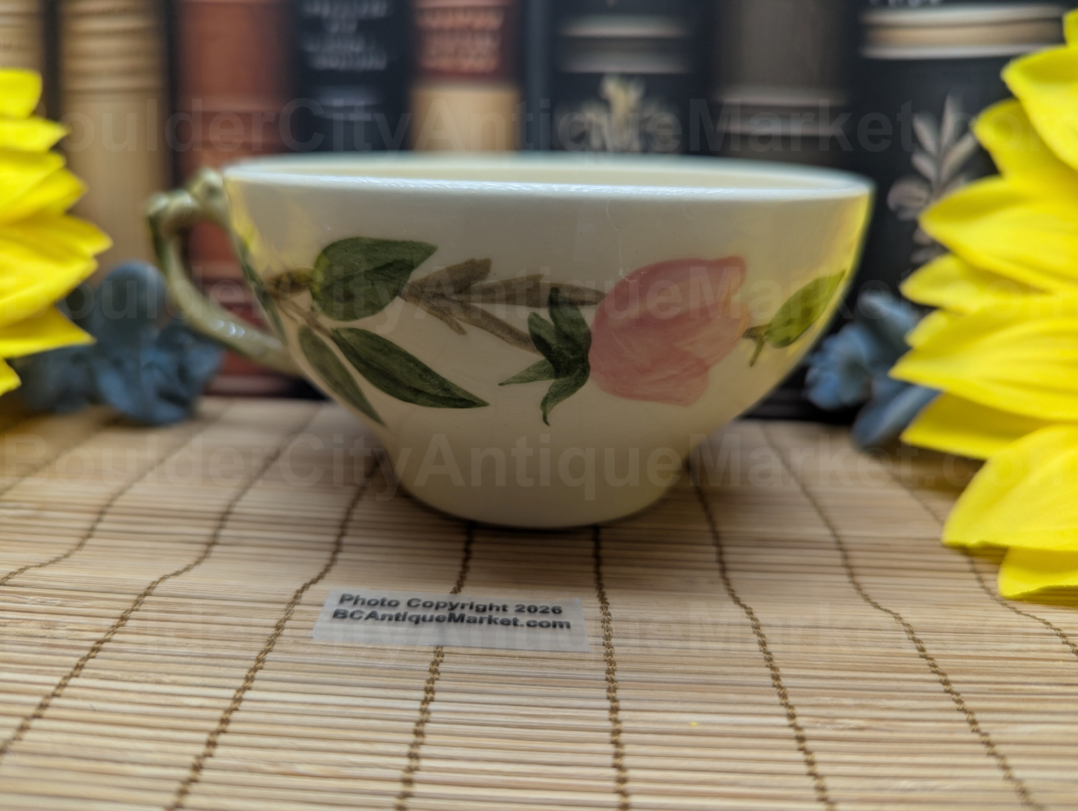 Desert Rose Cup, Brown Green Handle 1979-1984