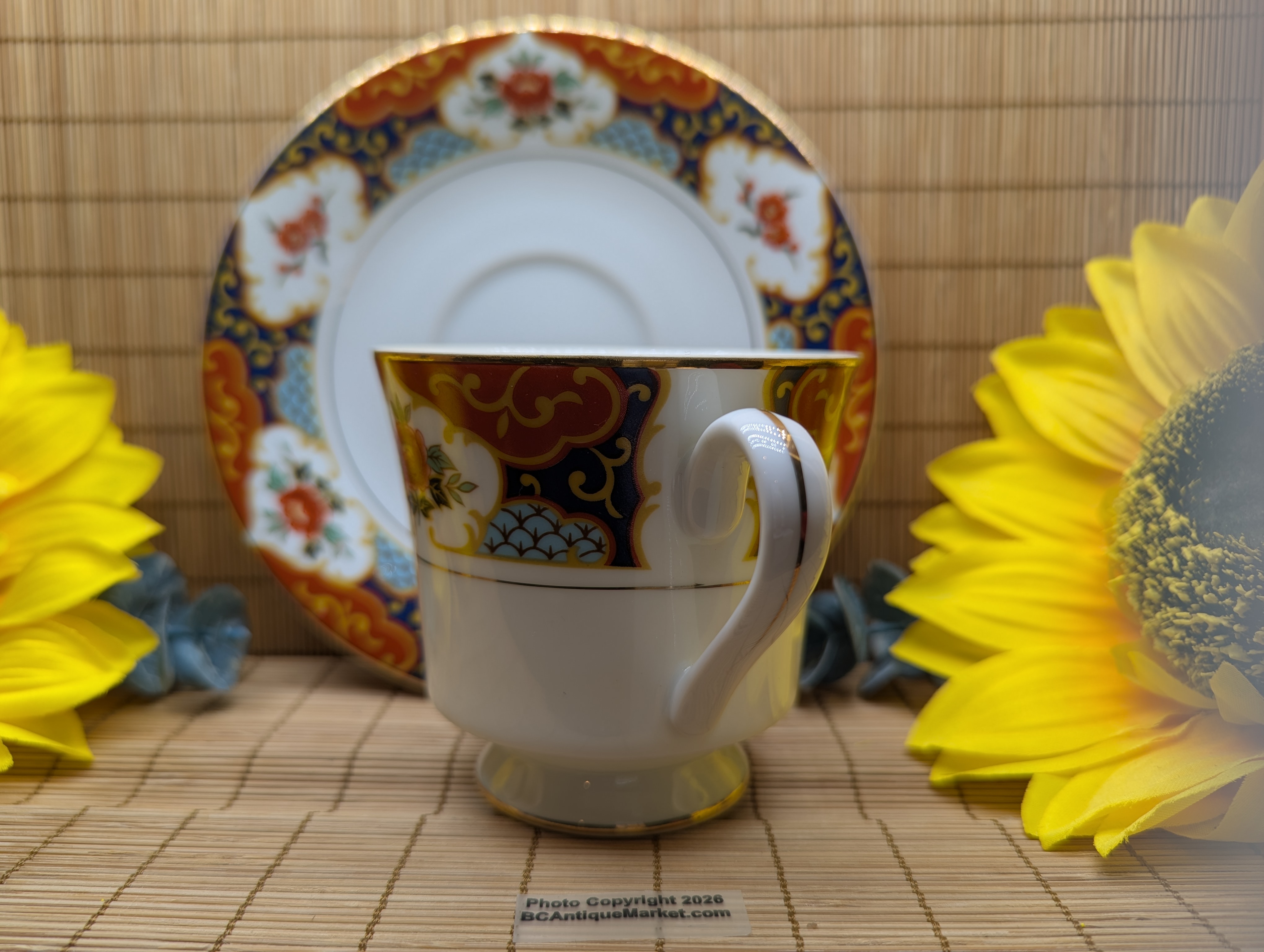 Montgomery Ward Kyoto Teacup and Saucer