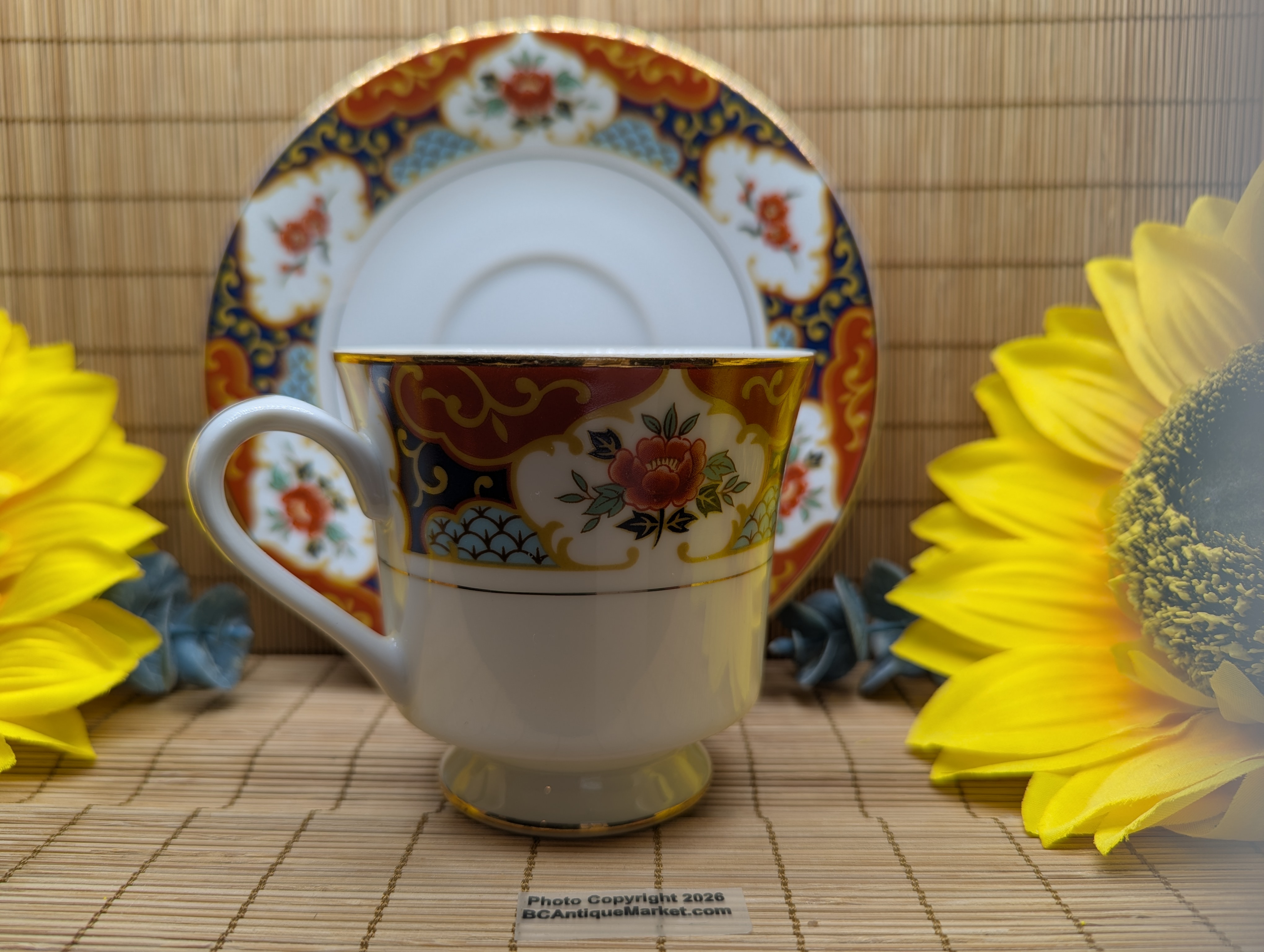 Montgomery Ward Kyoto Teacup and Saucer
