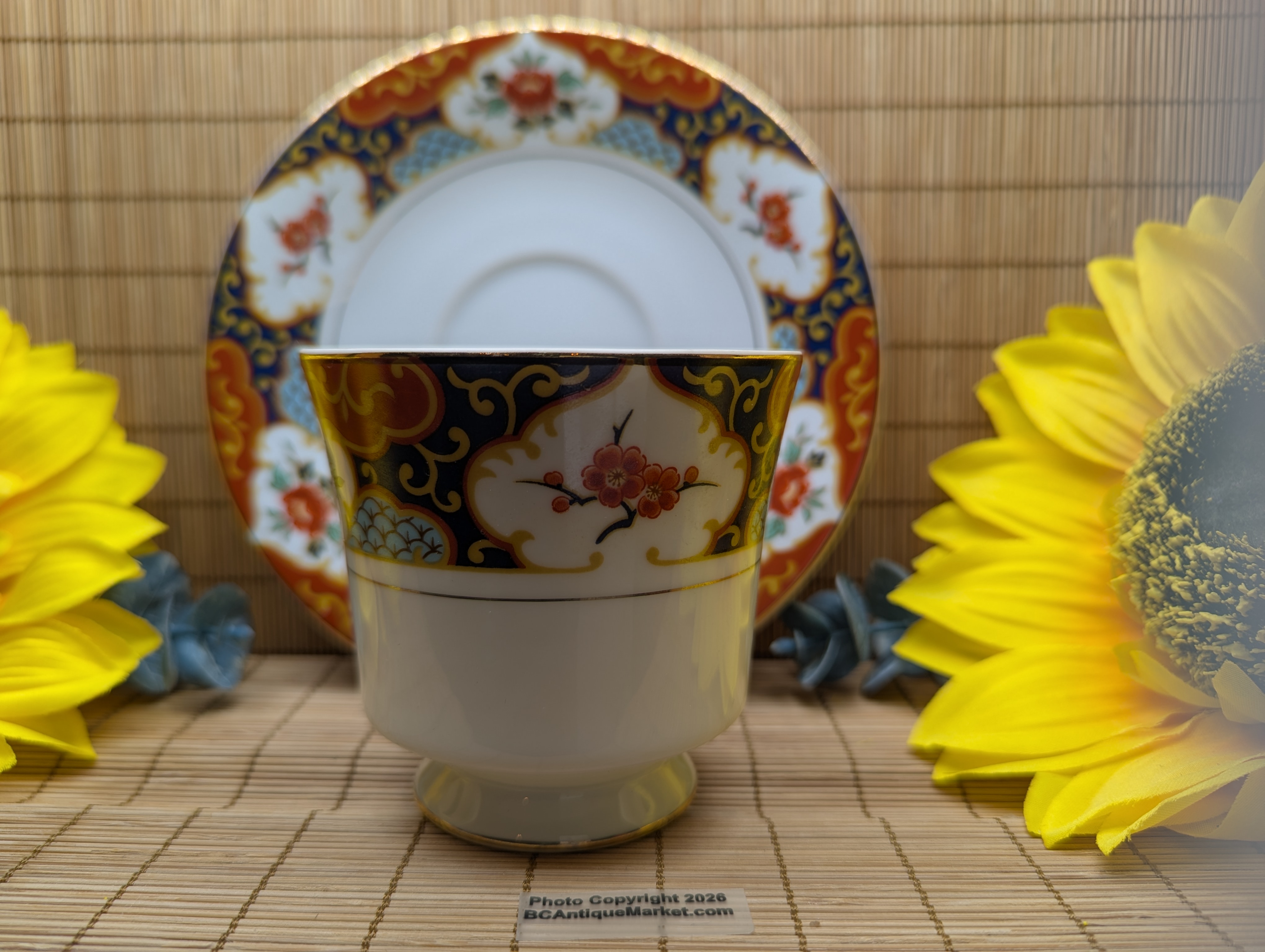 Montgomery Ward Kyoto Teacup and Saucer