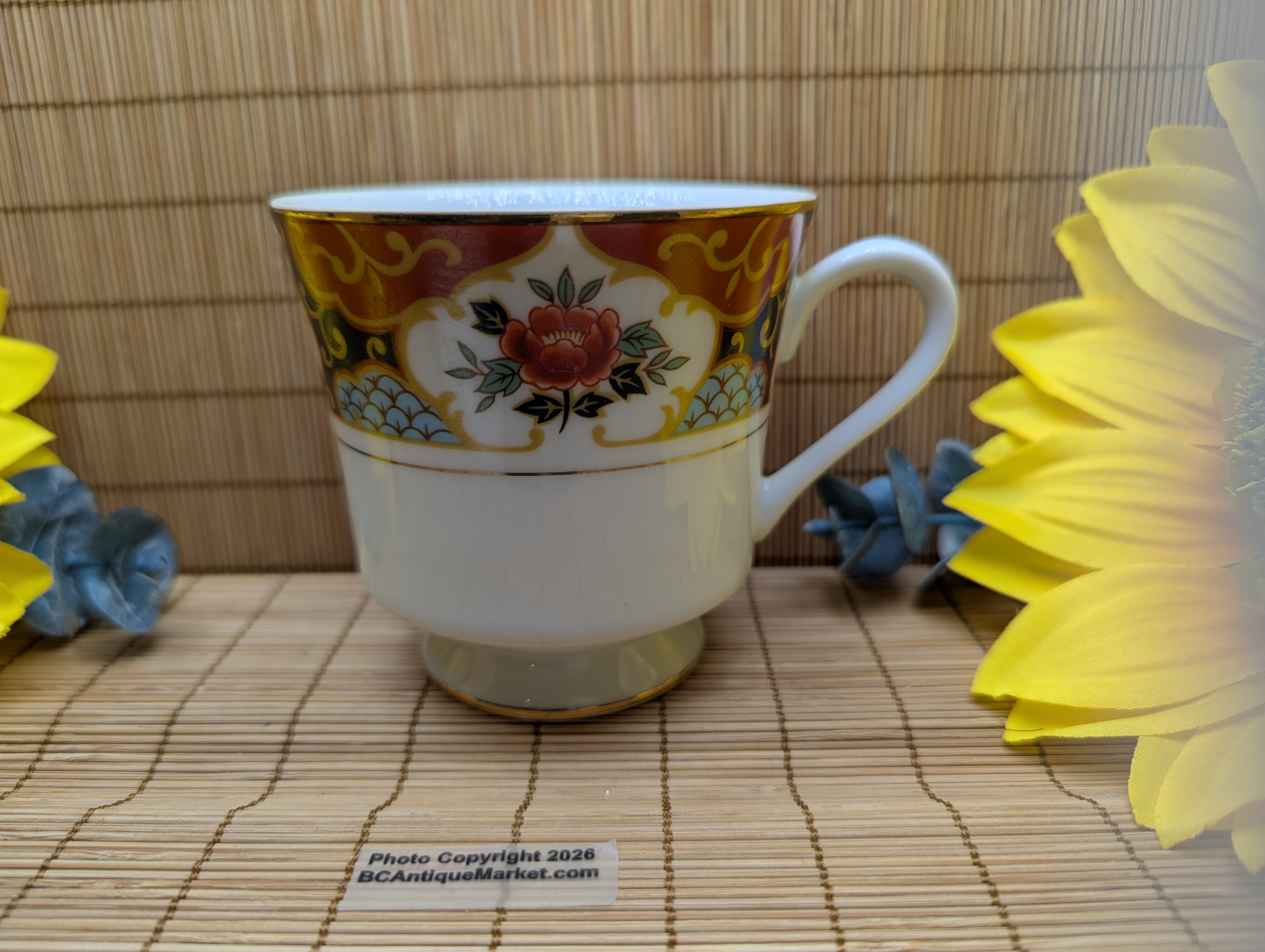 Montgomery Ward Kyoto Teacup and Saucer