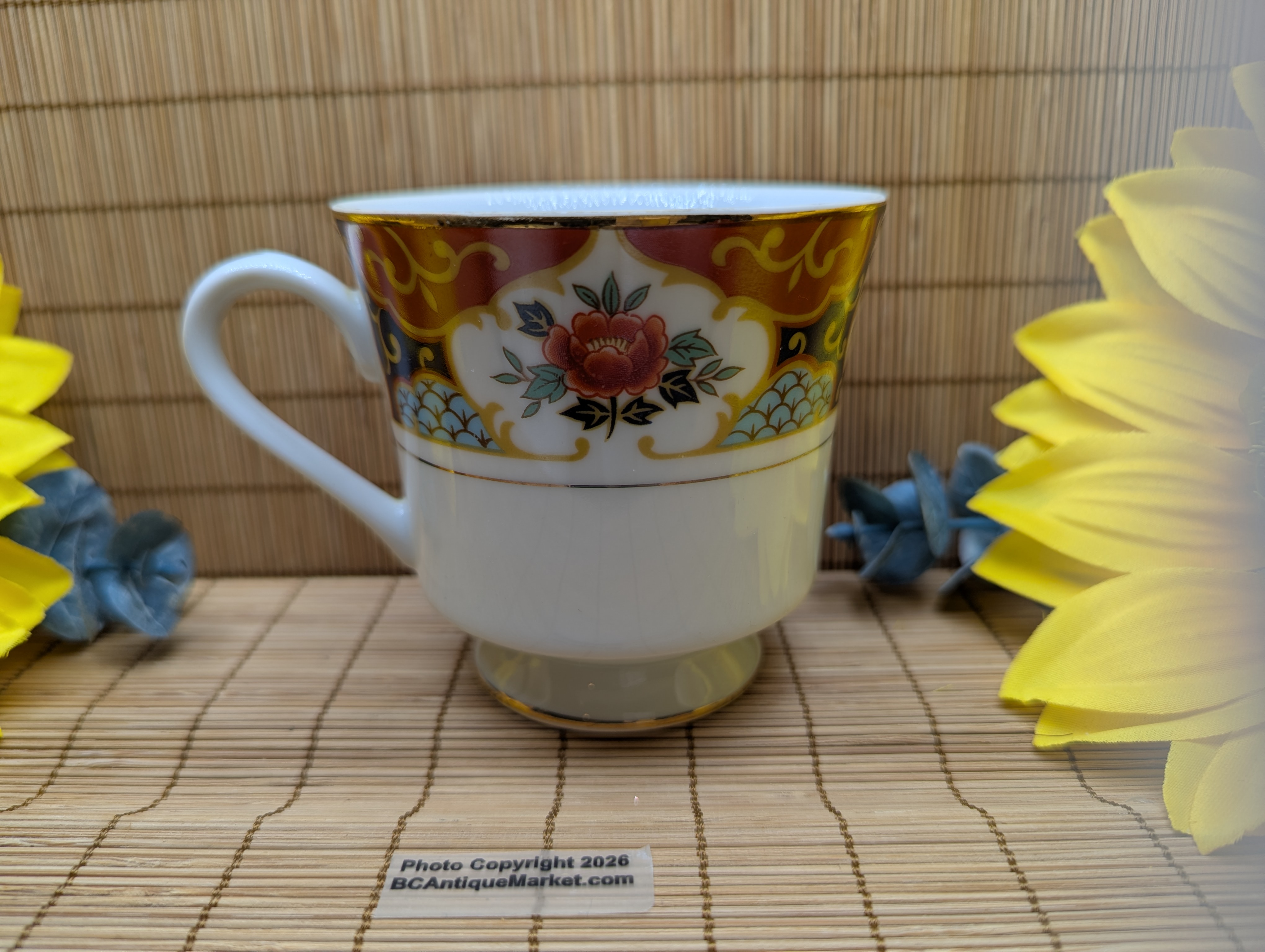 Montgomery Ward Kyoto Teacup and Saucer