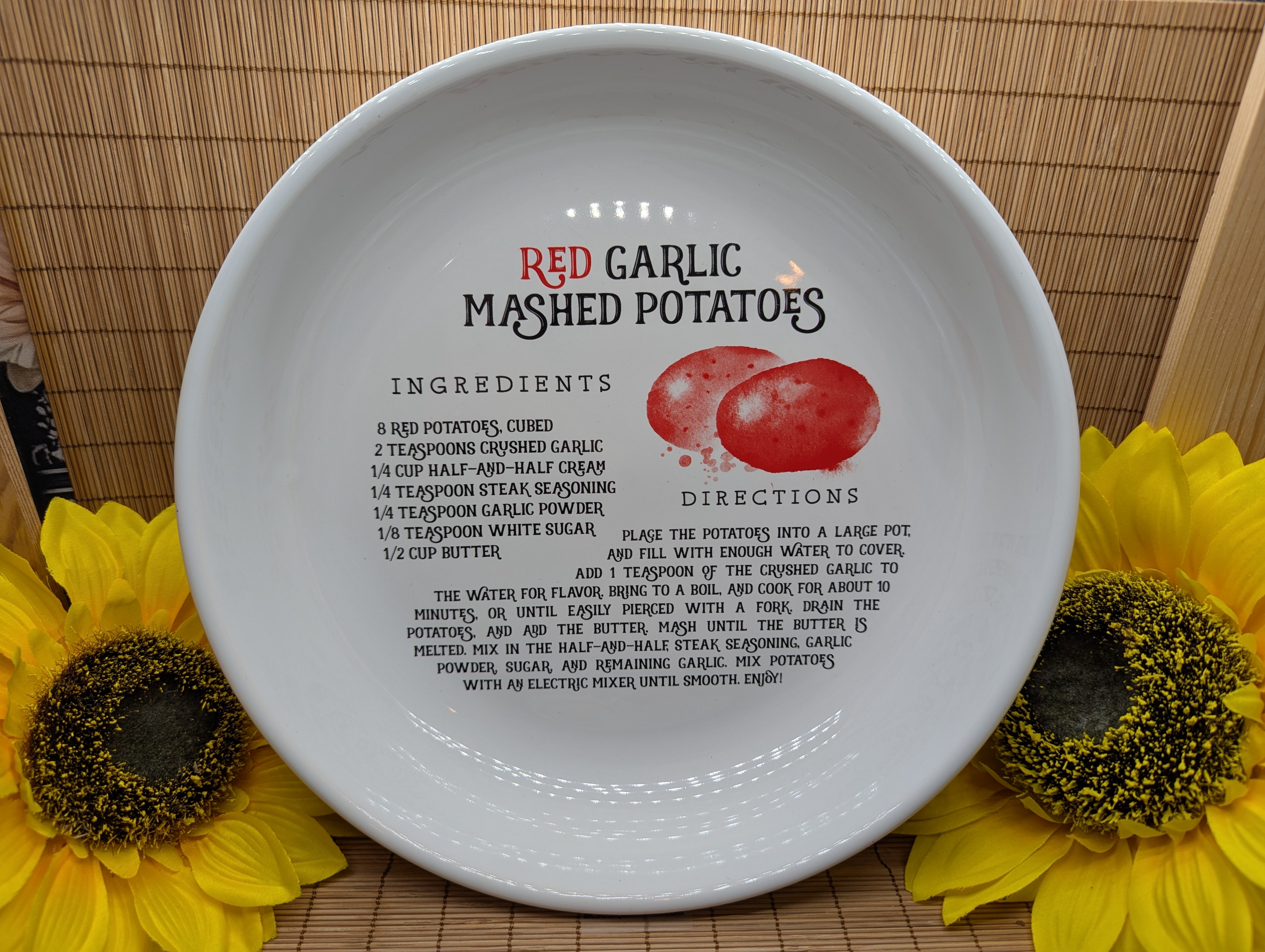 Red Garlic Mashed Potatoes Recipe Dish