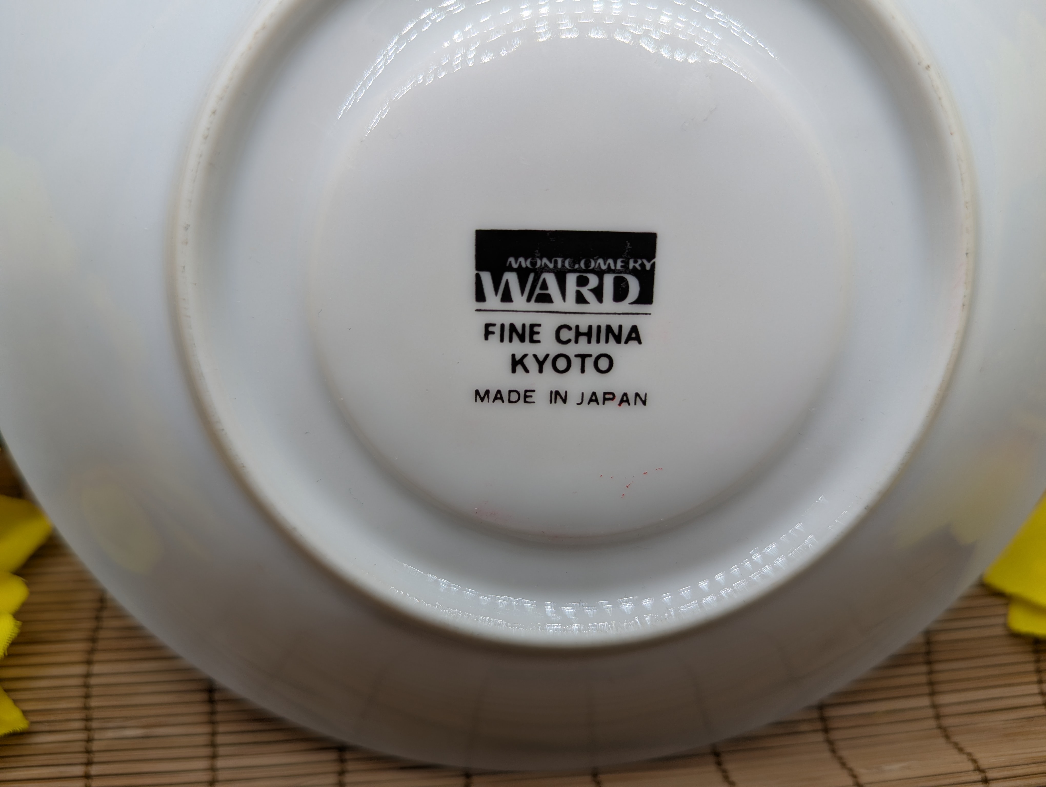 Montgomery Ward Kyoto Teacup and Saucer