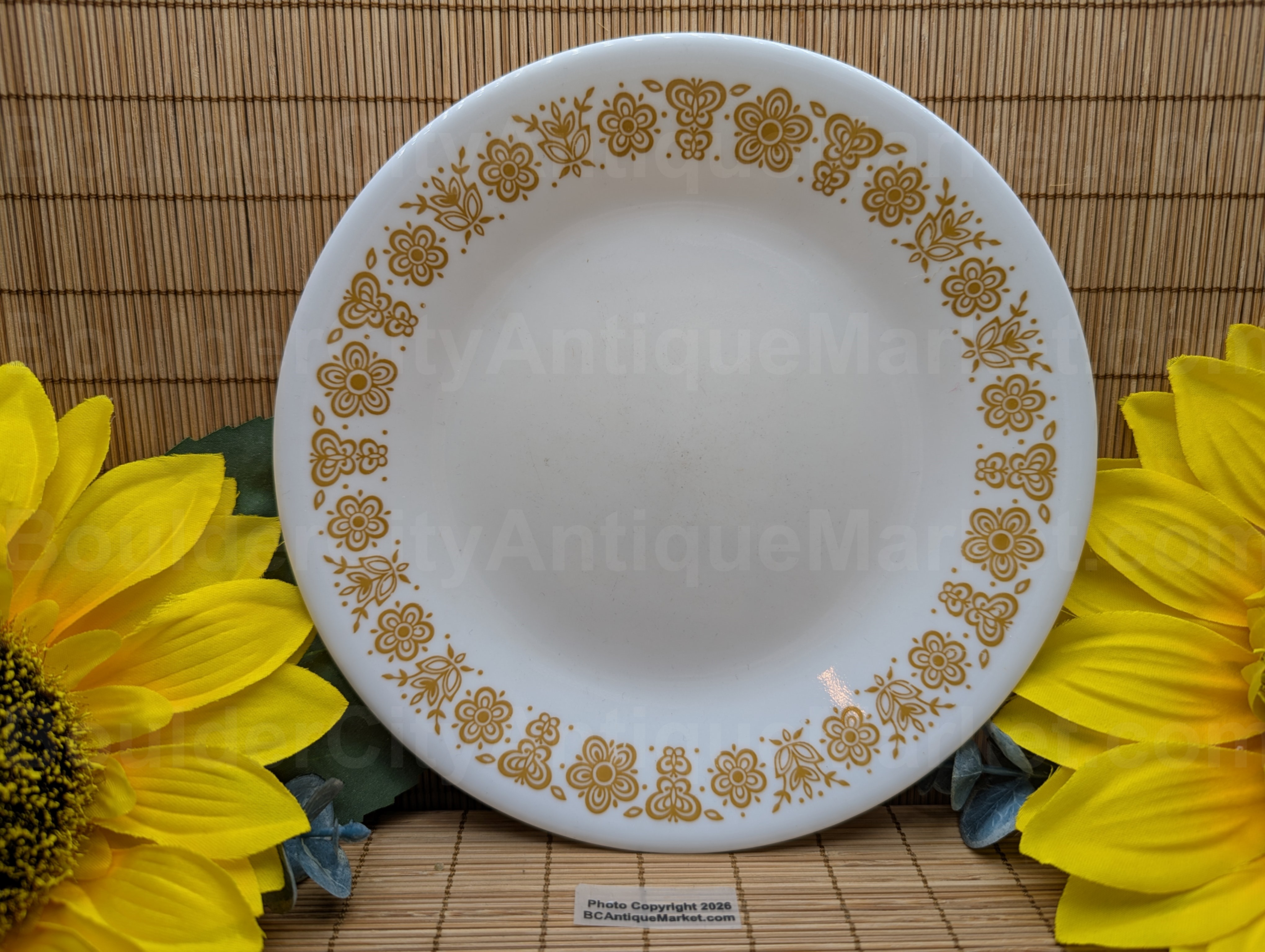 Butterfly Gold Corelle 6 3/4-inch Plate